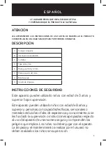 Предварительный просмотр 3 страницы UFESA CP6105 Instruction Manual
