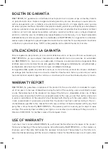 Preview for 22 page of UFESA CP6105 Instruction Manual
