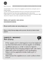 Preview for 16 page of UFESA CP6500 Instruction Manual