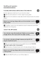 Preview for 22 page of UFESA CP6500 Instruction Manual