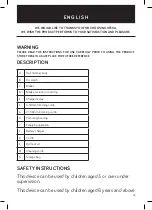 Предварительный просмотр 13 страницы UFESA CP6550 Instruction Manual