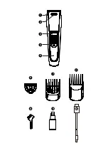 Предварительный просмотр 2 страницы UFESA CP6850 UNDERCUT Instruction Manual