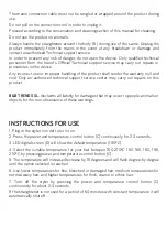 Preview for 13 page of UFESA CT4019 Instruction Manual