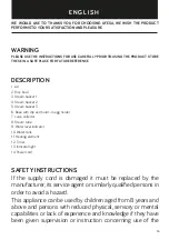 Предварительный просмотр 13 страницы UFESA CV4000 vaporino Instruction Manual