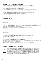 Preview for 32 page of UFESA CV4000 vaporino Instruction Manual