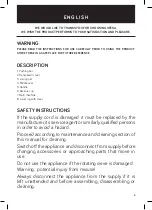 Preview for 9 page of UFESA Delux LC5750 Instruction Manual
