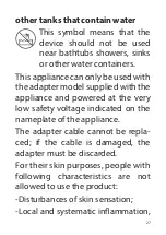 Preview for 27 page of UFESA DL3000 ELEGANCE COMPACT Instruction Manual