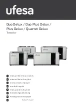 UFESA Duo Delux Instruction Manual preview