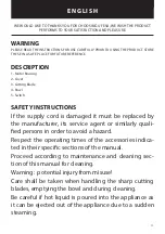 Preview for 11 page of UFESA EASYCHOP Instruction Manual