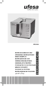 Preview for 1 page of UFESA Excelis Inox Compact Operating Instructions Manual