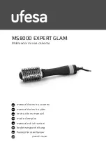 UFESA EXPERT GLAM Instruction Manual preview