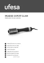 UFESA EXPERT GLAM Instruction Manual предпросмотр