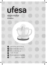 UFESA exprimidor EX4934 Instruction Manual предпросмотр