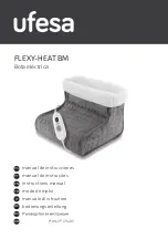 UFESA FLEXY-HEAT BM Instruction Manual предпросмотр