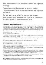 Preview for 17 page of UFESA FLEXY-HEAT BM Instruction Manual