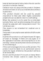 Preview for 14 page of UFESA FLEXY-HEAT E4 Instruction Manual