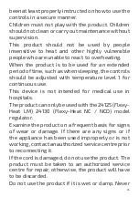 Предварительный просмотр 15 страницы UFESA FLEXY-HEAT LM COMPLEX Instruction Manual