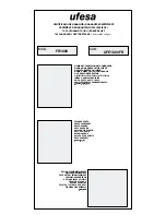 Preview for 44 page of UFESA FR1000 Operating Instructions Manual