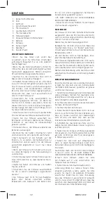 Preview for 12 page of UFESA FR1220 Operating Instructions Manual