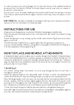 Preview for 15 page of UFESA GK6750 GROOM PRO Instruction Manual