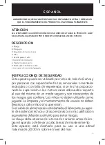 Предварительный просмотр 3 страницы UFESA GOBI Instruction Manual