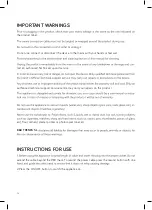 Предварительный просмотр 12 страницы UFESA GOBI Instruction Manual
