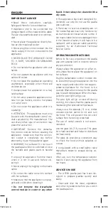 Предварительный просмотр 6 страницы UFESA GR7420 Operating Instructions Manual