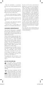 Предварительный просмотр 7 страницы UFESA GR7420 Operating Instructions Manual