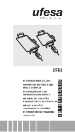 UFESA GR7446 Operating Instructions Manual preview