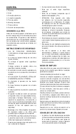 Предварительный просмотр 3 страницы UFESA GR7446 Operating Instructions Manual