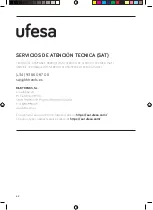 Preview for 42 page of UFESA GS1700 Instruction Manual