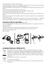 Preview for 6 page of UFESA Hygienic DM35 Instruction Manual