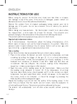 Предварительный просмотр 12 страницы UFESA IT-122 Instruction Manual