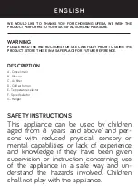Предварительный просмотр 11 страницы UFESA keratin Instruction Manual