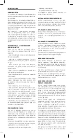 Preview for 10 page of UFESA MB40 IF Operating Instructions Manual