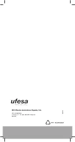 Предварительный просмотр 14 страницы UFESA MB40 IF Operating Instructions Manual