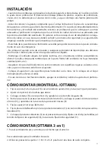 Предварительный просмотр 5 страницы UFESA MONTREAL Instruction Manual