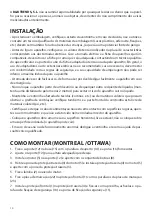 Предварительный просмотр 10 страницы UFESA MONTREAL Instruction Manual