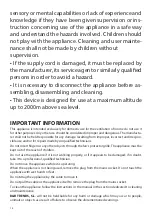 Предварительный просмотр 14 страницы UFESA MONTREAL Instruction Manual