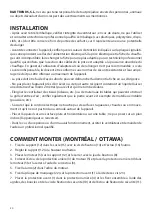 Предварительный просмотр 20 страницы UFESA MONTREAL Instruction Manual