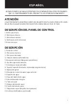 Preview for 3 page of UFESA Monza Instruction Manual