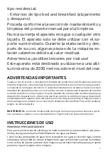 Предварительный просмотр 5 страницы UFESA Monza Instruction Manual