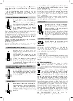 Preview for 15 page of UFESA MP6815 Operating Instructions Manual