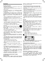 Preview for 22 page of UFESA MP6815 Operating Instructions Manual