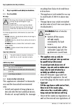 Preview for 8 page of UFESA Multiaqua DO05UF704 Operating Instructions Manual