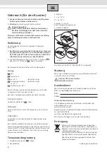 Preview for 4 page of UFESA Multiaqua DO5UF801 Installation And Usage Instructions