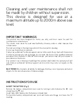 Предварительный просмотр 10 страницы UFESA NT3310 Instruction Manual