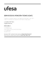 Предварительный просмотр 30 страницы UFESA NT3310 Instruction Manual