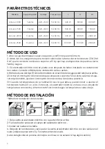 Предварительный просмотр 6 страницы UFESA OH Antares 1000 Instruction Manual