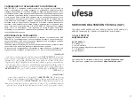 Preview for 28 page of UFESA Orix Instruction Manual